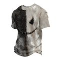 thumbnail image 4 of Halloween Shirts for Men Halloween Tshirts Funny Graphic Jack-o'-lantern Face Print Short Sleeve Halloween Costumes, 4 of 5