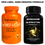 Advanced Bionetix Querce-Tal™ Quercetin + Bromelain,120 Veg Capsules. High Potency w/ Enhanced Absorption & Bioavailability. Supports Anti-Oxidant, Cytokine activity, Cardiovascular, Immune Health