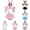 08-Pink, variant on CAIXIA Easter Outfit Baby Girl Girls Tutu Skirt With Headband Bow Tiekids School Party Outfit Dress Up