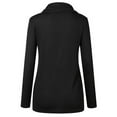 thumbnail image 3 of Ichuanyi Womens Fall Tops, Women Autumn Winter Long Sleeve Casual Solid Sweatshirt Pullover Top Blouse, 3 of 7