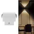 thumbnail image 3 of Matsuzay 8W 8-LED COB Luz de doble cabezal Arriba y abajo Montado en la pared Luz nocturna Lámpara de pared de seguridad Blanco frío Decoración Iluminación y accesorios No.1 Matsuzay HA025700-01, 3 of 6