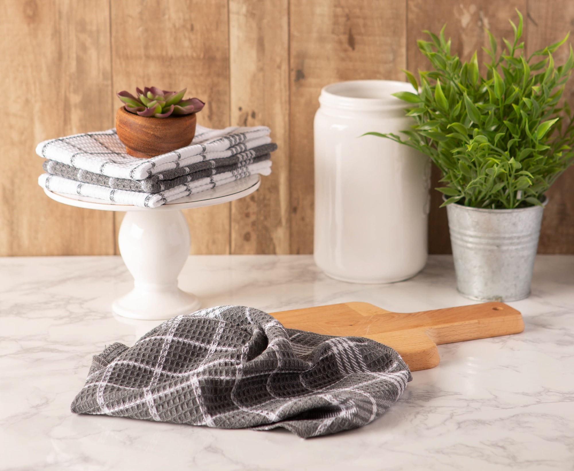 Cotton Waffle Dish Cloths - Set of 2 – KATE MARKER HOME