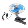 thumbnail image 3 of Tablero De Instrumentos De 12V Vehículo Oscilante Coche Van Camión Inicio Ventilador Con Clip 8 Pulgadas Completamente Cerrado Sunnimix enfriamiento del ventilador del coche, 3 of 8