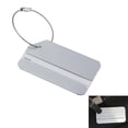 thumbnail image 1 of Aluminum Travel Luggage Baggage Handbag Tag (Silver), 1 of 7
