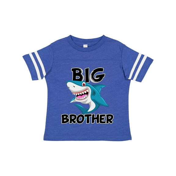 Inktastic Big Brother Shark Boys Toddler T-Shirt