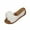 White, variant on Women's Sandals Womens Wedge Sandals Womens Wedge Sandals 2026 Women Comfortable Low Walking Sandals for Beach Flower Slippers for Women Summer Dressy Flat Open Toe Casual Outdoor Shoes Beige 5.5