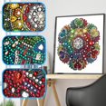 thumbnail image 2 of Cuadros Decorativos 5D Bricolaje Diamante Pintura Círculo Punto de Cruz Arte de la Pared Wdftyju R8202, 2 of 9