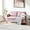 Pink, variant on CGDYCF Linen Fabric Modern Small Loveseat Sofa Couch for Living Room, 51" W Little Upholstered 2-Seater Mini Love Seats w/Iron Legs for Small Space, Apartment, Bedroom, Dorm, Office (Dark Grey)