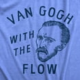 thumbnail image 2 of Mens Van Gogh With The Flow T Shirt Funny Painter Vincent Artist Tee for Guys Graphic Tees, 2 of 9
