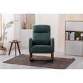 thumbnail image 2 of Tcbosik Rocking Chair for Nursery, High Back Glider Rocker Uplostered Armchair for Nursery, Comfy Armchair with Side Pocket for Living Room, Bedroom (Emerald Green), 2 of 9