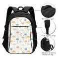 thumbnail image 3 of Pofeuu Dandelion Print Storage Laptop Backpack with USB Charging Port[Water Resistant] College Computer Bookbag Fits, 3 of 7