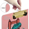 thumbnail image 3 of FMSHPON Dinosaur Bridge Funny Clipboard Hardboard Wood Nursing Clip Board and Pull for Standard A4 Letter 13x9 inches, 3 of 5