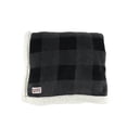 thumbnail image 3 of LazyOne Soft Polyester Sherpa Throw Blanket, Plaid and Animal Designs, One Size, Warm, Cozy (Grey Buffalo Plaid), 3 of 6