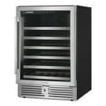 thumbnail image 5 of Cosmo Lumin Collection 24 in. 52-Bottle Single Zone Compressor Wine Cooler, LED Lighting, Stainless Steel, 5 of 8