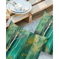 thumbnail image 2 of Outdoor Pillow Covers Throws Abstract Forest Tree Oil Painting,Waterproof Pillow Cases Pack of 2 Green and Teal Artwork,Durable Cushion Cover Pillowcase for Patio Balcony Couch Garden, 2 of 7