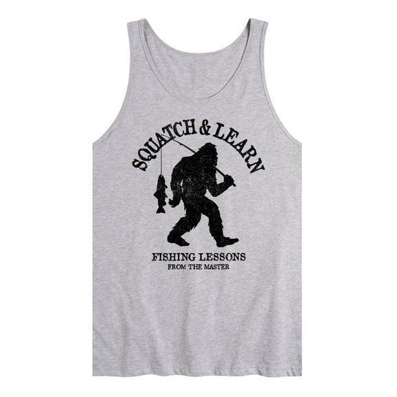 Instant Message - Squatch And Learn - Men's Jersey Tank Top