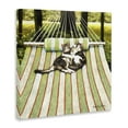 thumbnail image 3 of Stupell Industries Playful Kittens on Hammock Animals Painting Wrapped Canvas Canvas Art Print Wall Art, 36 x 36, 3 of 7