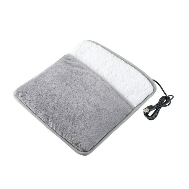 Electric Foot Heating Pad Washable Household Foot Warming Soft Plush Detachable Foot Warmer Heater ,Easy to Operate