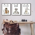 thumbnail image 5 of Stupell Industries Explore Dream Discover Arrows Motivational Kids Animals Graphic Art Black Framed Art Print Wall Art, Set of 3, Design by Sweet Melody Designs, 5 of 5