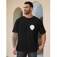 thumbnail image 2 of Good Things Take Time Camiseta de manga corta holgada informal para hombre, 2 of 6