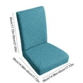 thumbnail image 3 of HengDidi Non-Slip Elastic Dining Chair Cover - Durable Nylon and Spandex Fabric with Sturdy Bands for Easy Installation and Clean - 38x55cm Multiple Color Options, 3 of 6