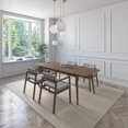 thumbnail image 3 of Juego de Comedor Extensible de Madera con 4 Sillas para 4 Personas, Mesa y Sillas para Comedor y Cocina, Midtown Concept Praga, Nogal y Gris Claro, 3 of 5