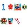 Super Mario Party Supplies Party Pack For 16 With Blue #5 Balloon