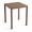 Brown, variant on Martha Stewart 35.5" Square Indoor-Outdoor Patio Bar Height Table with Gray Brushed Woodgrain Aluminum Finish
