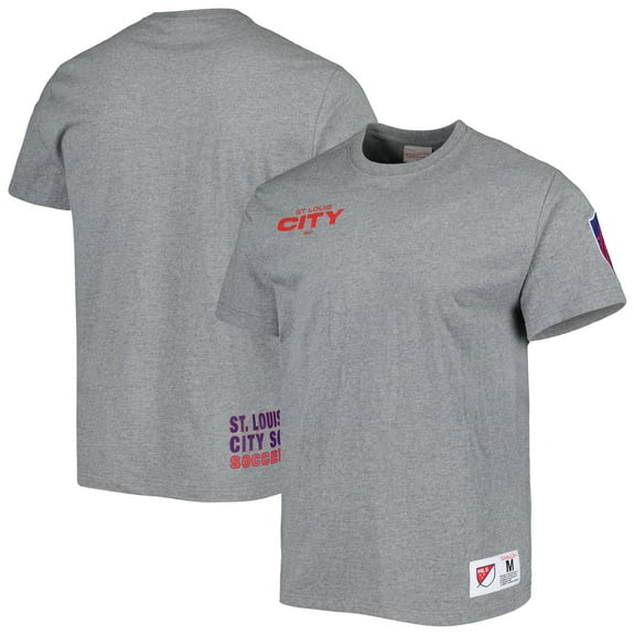 Men Mitchell & Ness Gray St. Louis City SC City Tee