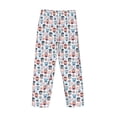 thumbnail image 3 of Lsque Nautical And Pirate Owls Print Men's Pajama Pants, Lounge Pant - Comfortable Home Wear,Elastic Waistband, Stylish Design-Large, 3 of 9