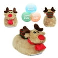 thumbnail image 2 of Fuzzy Animal Slippers for Toddler and Little Kids, Moose Giraffe Dog Slippers for Boys Girls (Toddler Kid Size 6-8, Moose), 2 of 6