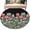Green, variant on Round Rugs 7Ft, Boho Tulip Flower Round Area Rug Washable Indoor Throw Carpet, Spring Watercolor Abstract Floral Plant Large Non Slip Circle Rug for Dining Room Playroom Home Decor Aesthetic