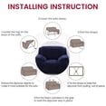 thumbnail image 7 of JIAN YA NA Thick Velvet Sofa Covers Stretch Couch Covers for 1/2/3/4 Seater Cushion Soft Sofa Cover Protector(Dark Blue,4-Seater Sofa), 7 of 7