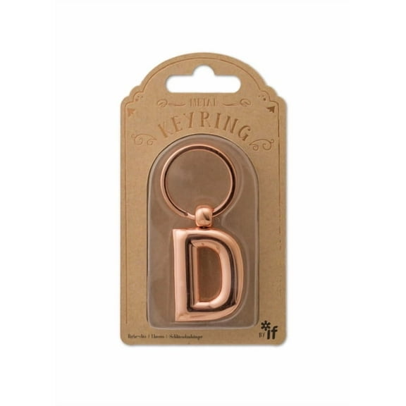 Copper Letter Keyrings Letter D (Other)