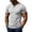 #Gray, variant on Men's Short Sleeve Henley T-Shirt Casual Button Crew Neck Solid Color Tee,Gray,Big and Tall Men XXL