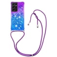thumbnail image 1 of Funda para Samsung Galaxy S21 Ultra 5G Brillantina Líquida Divertida Reluciente y con Cristales en Movimiento Cuerpo Cruzado con Cordón Ajustable, 1 of 5