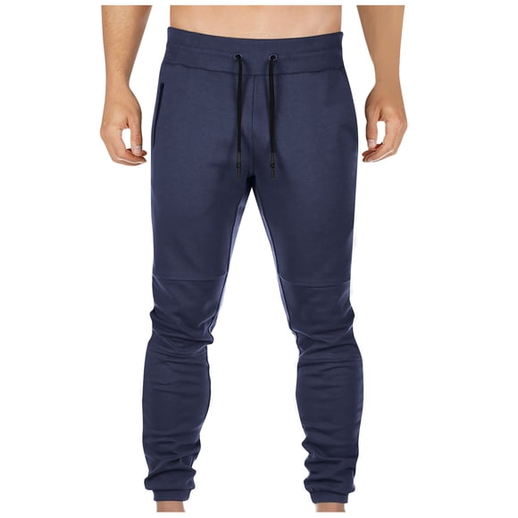 EGNMCR Men's Lightweight Pants, Cargo Pants Men, Linen Pants Men, Mens Casual Loose Fit Elastic Waist Pants Men's Fashion Drawstring Elastic Waist Multi-Pocket Casual Length Pants Men Pants