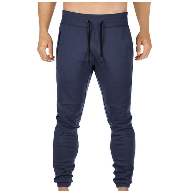 Pantalones largos para hombre con cordón, cintura elástica, múltiples bolsillos, pantalones casuales para hombre