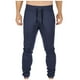 thumbnail image 1 of Pantalones largos para hombre con cordón, cintura elástica, múltiples bolsillos, pantalones casuales para hombre, 1 of 7
