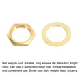 thumbnail image 4 of Unique Bargains Guitar Nuts and Washers 3/8' Guitar Input Output Jack Socket Nuts Gold for Guitars Bass 5 Set, 4 of 5