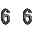 thumbnail image 3 of jesticaly House Numbers ple Numerical Marks Accessories Exquisite Number Signs Parts Number Sign DIY Accessory for Apartment Hotel Number 6 2Set, 3 of 6