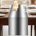 thumbnail image 3 of Dark Grey White Table Runner 90 Inches Long,Farmhouse Ombre Color Modern Simple Cotton Linen Table Runners Dresser Scarves,Fabric Tabletop Scarf Furniture Cover for Home Dinner Party 13"x90", 3 of 9