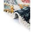 thumbnail image 7 of Unique Loom Morocco Collection Area Rug - Medina (7' Round Multi/Black), 7 of 7