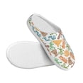 thumbnail image 3 of Lsque Simple Drawing Pattern Womens Comfort Cotton on Scuff With Memory Foam and Anti-skid Sole Slipper-39/40, 3 of 7