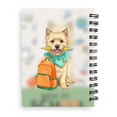thumbnail image 2 of Hardworking Cairn Terrier Ready Back to School New Year Classes Spiral Bound Journal Cairns Dog Lover 5x7in Spiral Notebook - 12011, 2 of 5