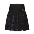 thumbnail image 2 of Xysaqa Kilt for Men, Utility Kilt, Cotton Blended Kilt, Modern Plaid Pleated Tartan Scottish Traditional Men's Big & Tall Kilt S-5XL, 2 of 5
