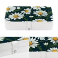thumbnail image 4 of Daisy Portable PU Leather Travel Jewelry Stand Organizer Box with Removable Compartment and Necklace Holder, 4 of 6