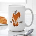 thumbnail image 6 of CafePress - Oh For Fox Sake Large Mug - 15 oz Ceramic Large White Novelty Mug, 6 of 6