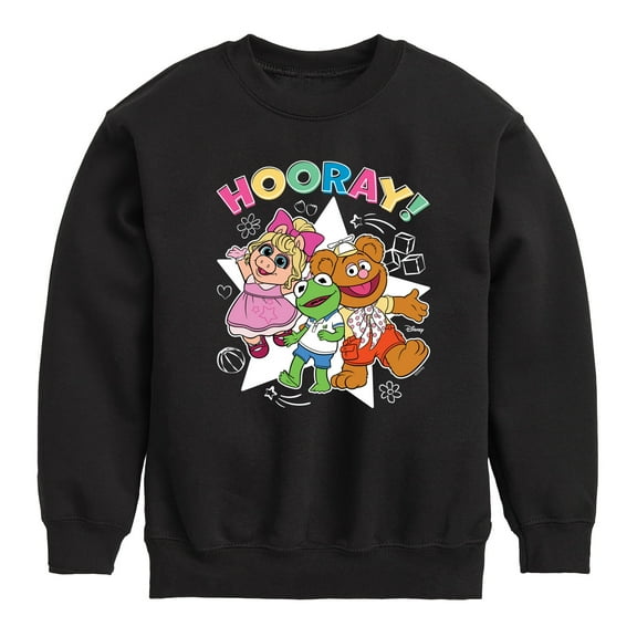 Muppet Babies - Hooray - Toddler & Youth Crewneck Fleece Sweatshirt