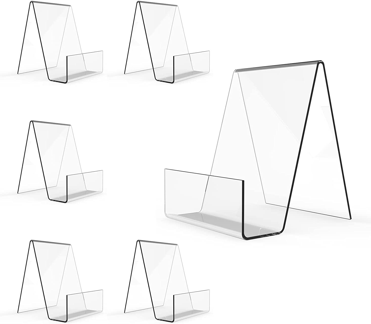 Plate Stands for Display Plate Holder Plastic Display Stand + Acrylic